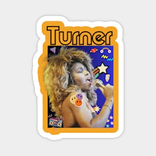 Tina Turner art 90s style retro vintage 80s Magnet