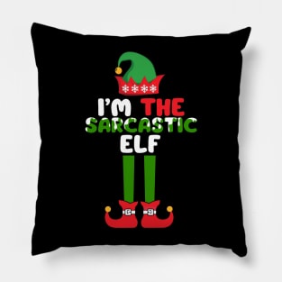 I’m the sarcastic elf Pillow