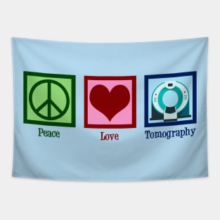 Peace Love Tomography Tapestry