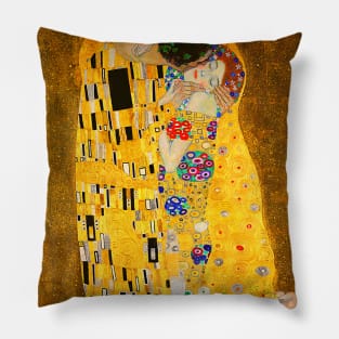 Gustav Klimt the kiss Famous art Pillow
