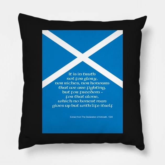 Declaration of Arbroath Pillow by DJVYEATES