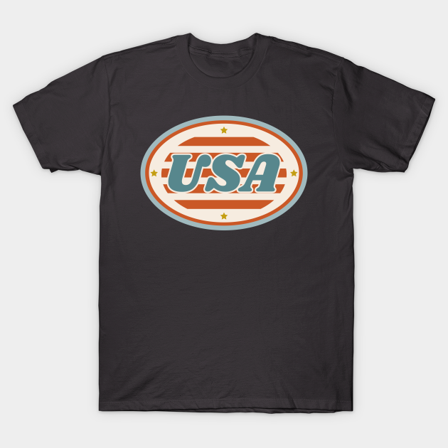 Discover Patriotic Vintage USA Sign - Patriotic - T-Shirt