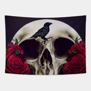 Demon of the crows Tapestry