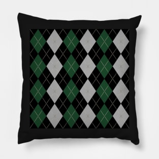 Serpent Argyle Pillow