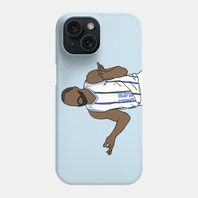 Kemba Walker Shrug Phone Case by rattraptees