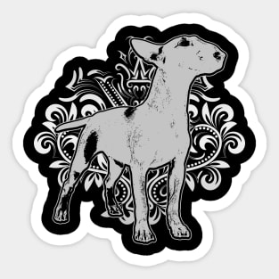 BULL TERRIER Vinyl Sticker - English Bully Dog Puppy Gladiator - Die Cut  Decal - Minglewood Trading