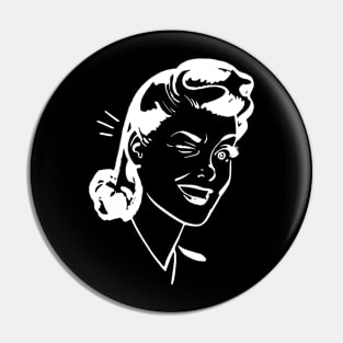 Retro pop art Pin