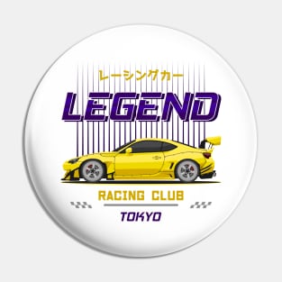 Midnight Racer Yellow GT 86 JDM Pin