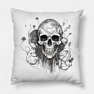 amazing skull Pillow