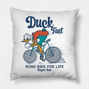 bikers duck Pillow