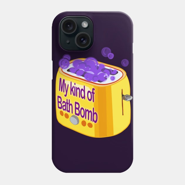 Retro inscription "My kind of bath bomb" Phone Case by shikita_a