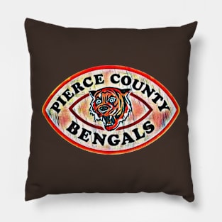 Pierce County Bengals Football Pillow