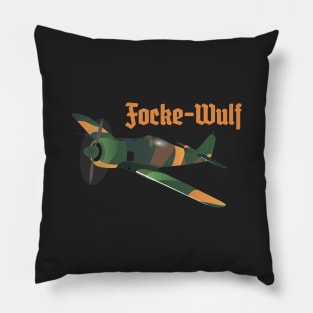 Focke-Wulf Fw 190 German WWII Airplane Pillow