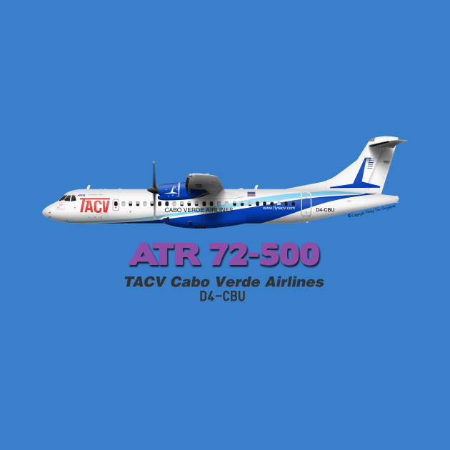 Avions de Transport Régional 72-500 - TACV Cabo Verde Airlines by TheArtofFlying