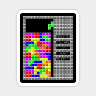 Stay different - retro game metaphor Magnet