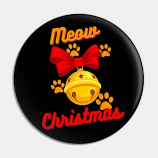 Meow Christmas Pin