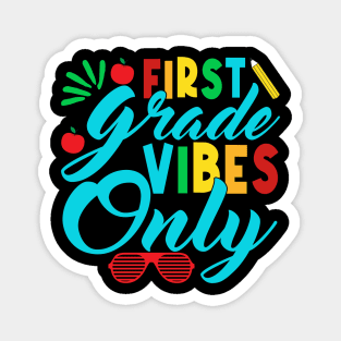 1st Grade Vibes Only Teachers Boys Girls Funny Back To School Magnet