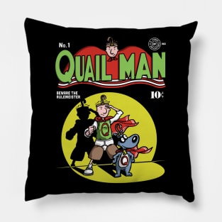 Quail man Pillow