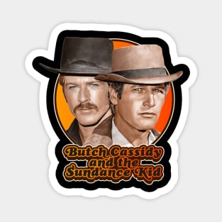 Retro Butch Cassidy and the Sundance Kid Tribute Magnet