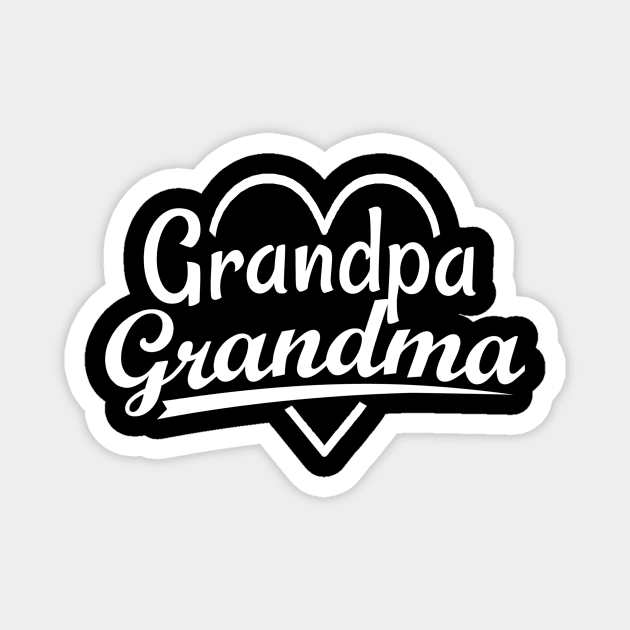 Grandfather Grandmother Magnet by SGcreative