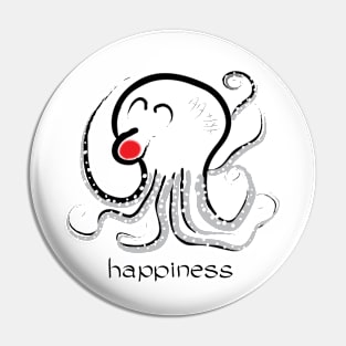 Happy Octopus Pin