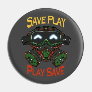 Save play with mask Pin