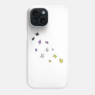 Heartstopper Leaves (Nonbinary colours) Phone Case