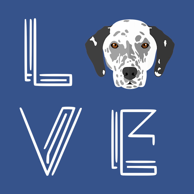 Discover Love Dogs Dalmatian - Dalmatian - T-Shirt