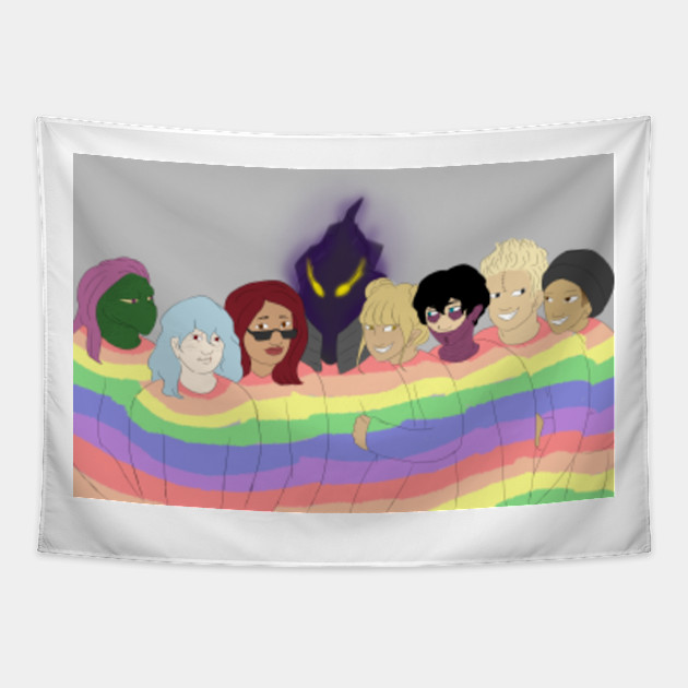 League Of Gay Villains My Hero Academia Tapestry Teepublic League Of Gay Villains My Hero Academia Tapestry Teepublic