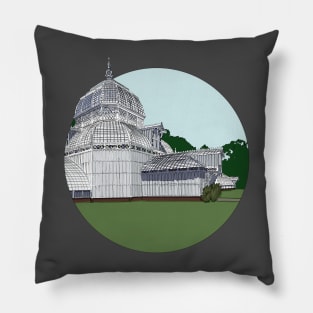 Conservatory of Flowers, San Francisco Pillow