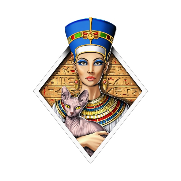 Egyptian Queen Nefertiti by underheaven