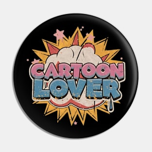 Hippie Hilarity: Cartoon Lover's 80s Flashback Pin