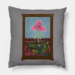 Flower freedom frame Pillow