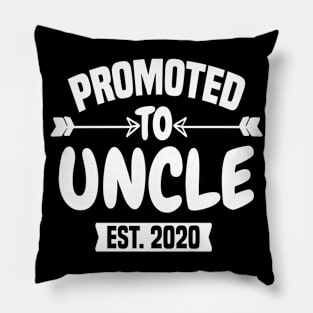 Promoted To Uncle Est. 2020 Pillow