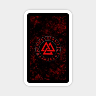 Valknut Norse Symbol Magnet