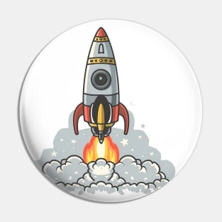 Space Odyssey: Shuttle Exploration Print Pin