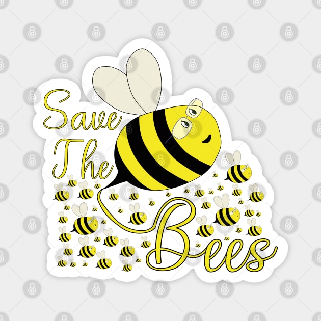 Save The Bees Magnet by DiegoCarvalho