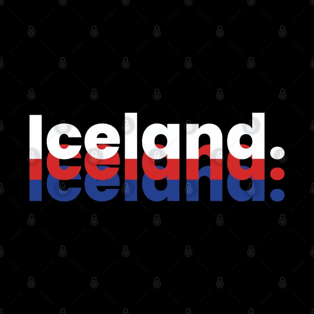 Iceland Tri-logo Graphic by Coolies