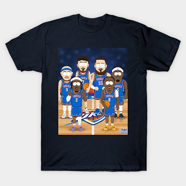 OKC Thunder South Park Digital Illustration