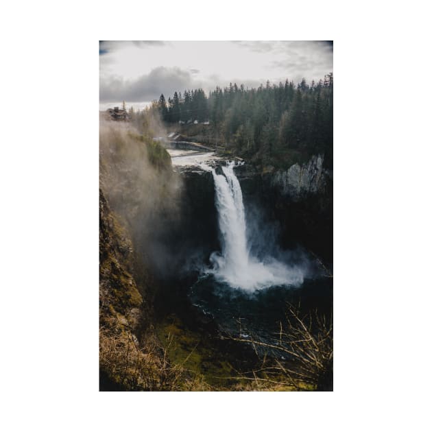 Waterfall in the Pacific Northwest by Robtography