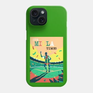 Classic Football Moments - Italia 90 - Roger Milla - MILLA TIME! Phone Case