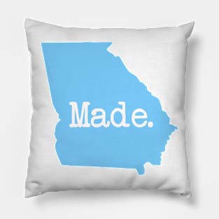 Georgia Made GA Blue Pillow