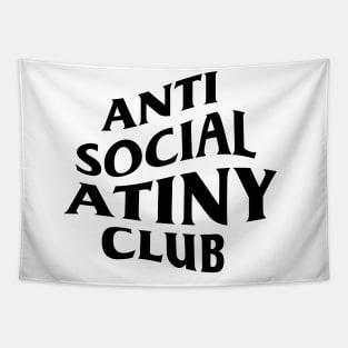 Anti social ATINY club. Tapestry