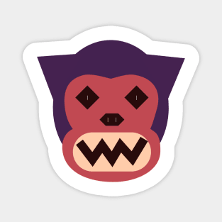 Monkey Troll Cherry Magnet