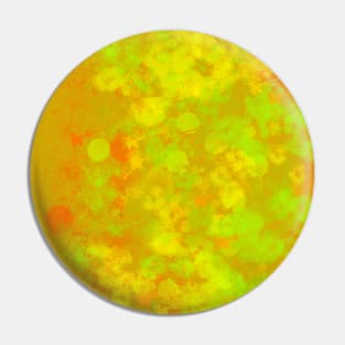 Yellow abstract rainbow Pin