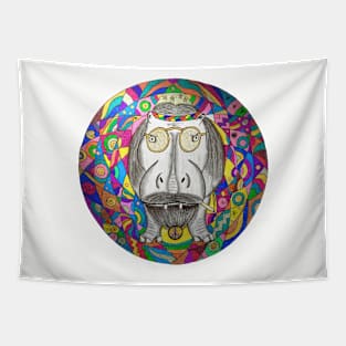 Hippiepotamus Tapestry