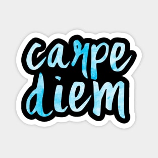 Blue Carpe Diem Magnet