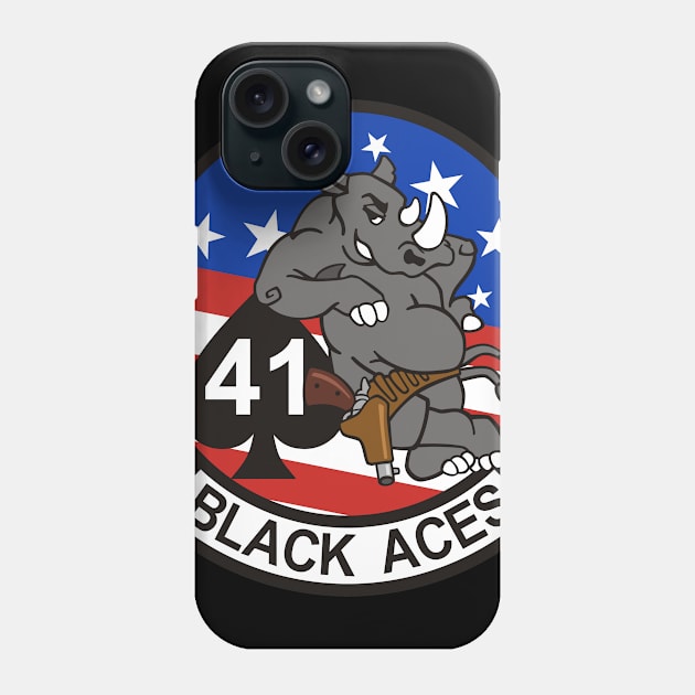 F/A18 Rhino - VFA41 Black Aces Phone Case by MBK