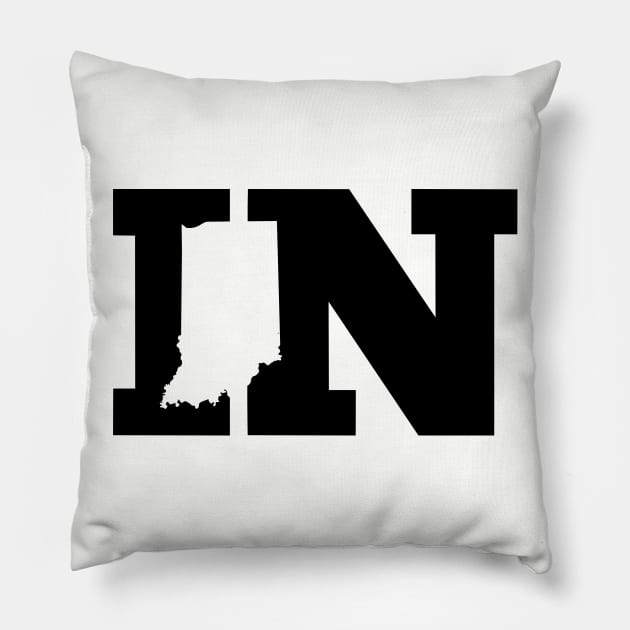 IN State of Indiana Pillow by INpressMerch