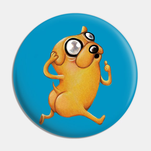 Fan Art Illustration- Jake the Dog, Adventure Time Pin by CatsandBats